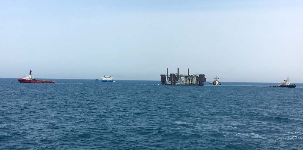 Aqualis completes Bahrain LNG jacket instalation