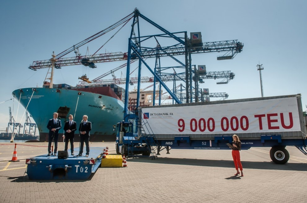 DCT Gdansk handles 9 million containers
