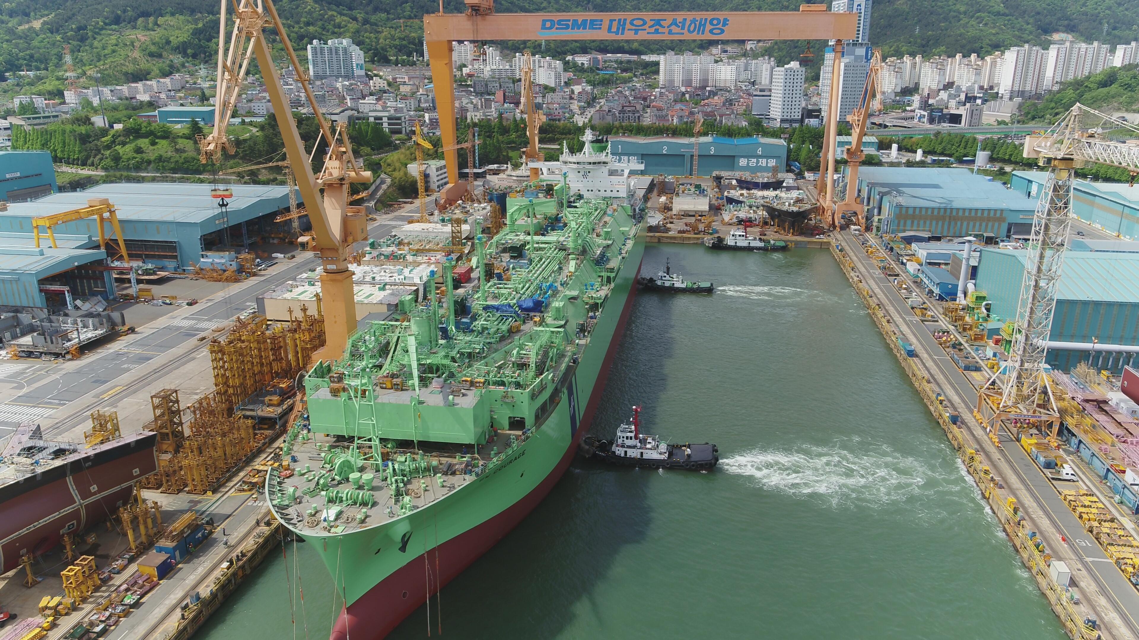 BW Courage launched at DSME