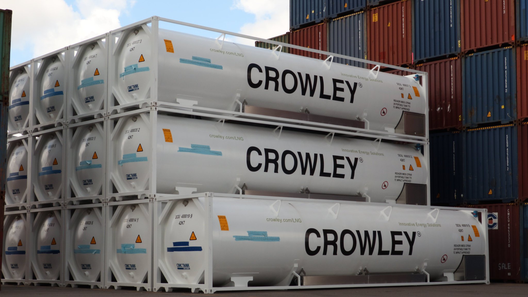 Crowley expands LNG ISO tanks fleet