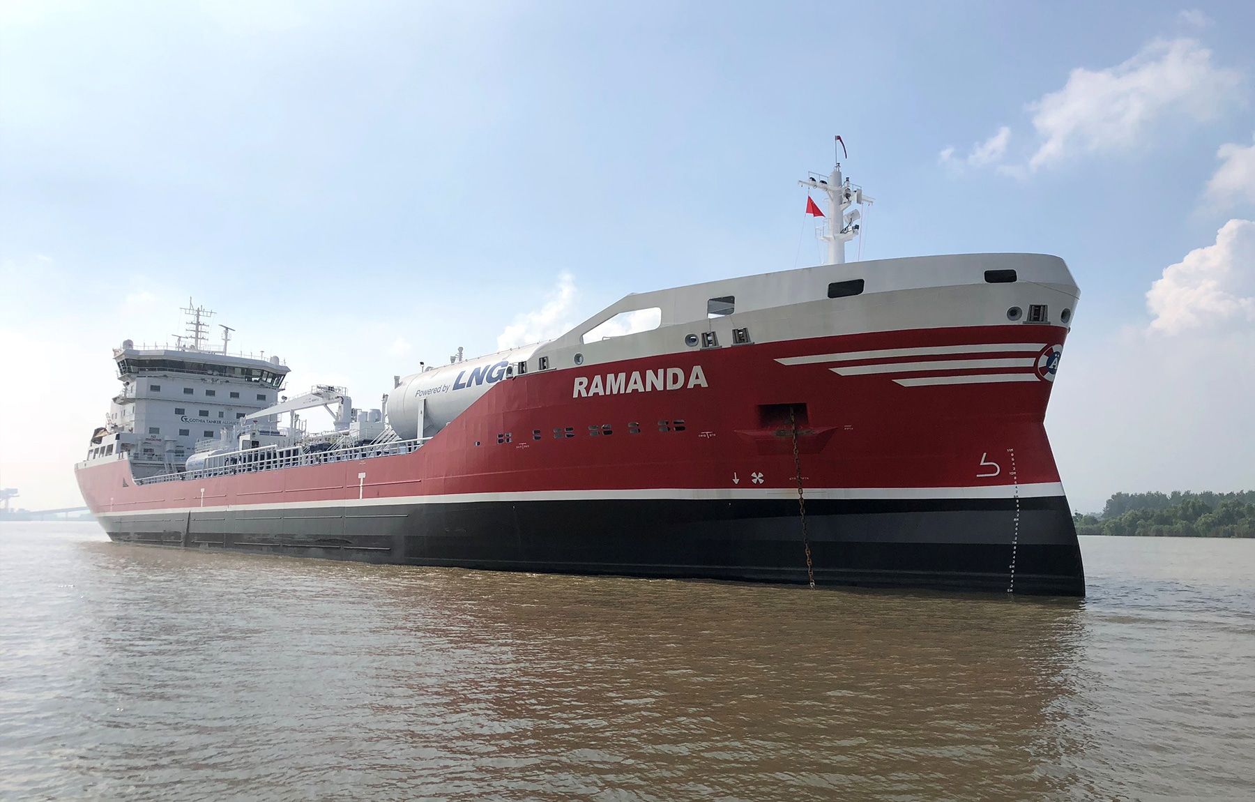 Gothia Tankers Alliance second LNG-fueled vessel delivered