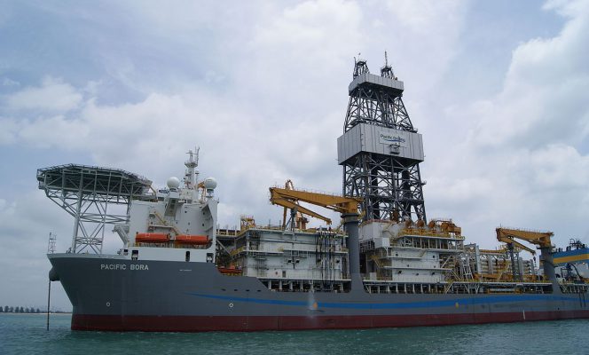 Drillship Pacific Bora