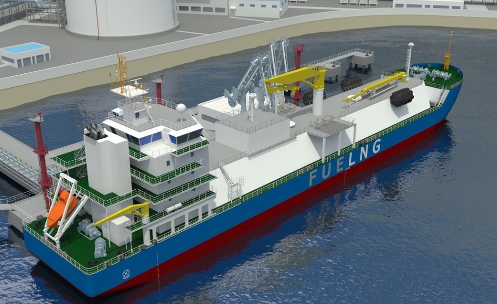Singapore's first LNG bunkering vessel
