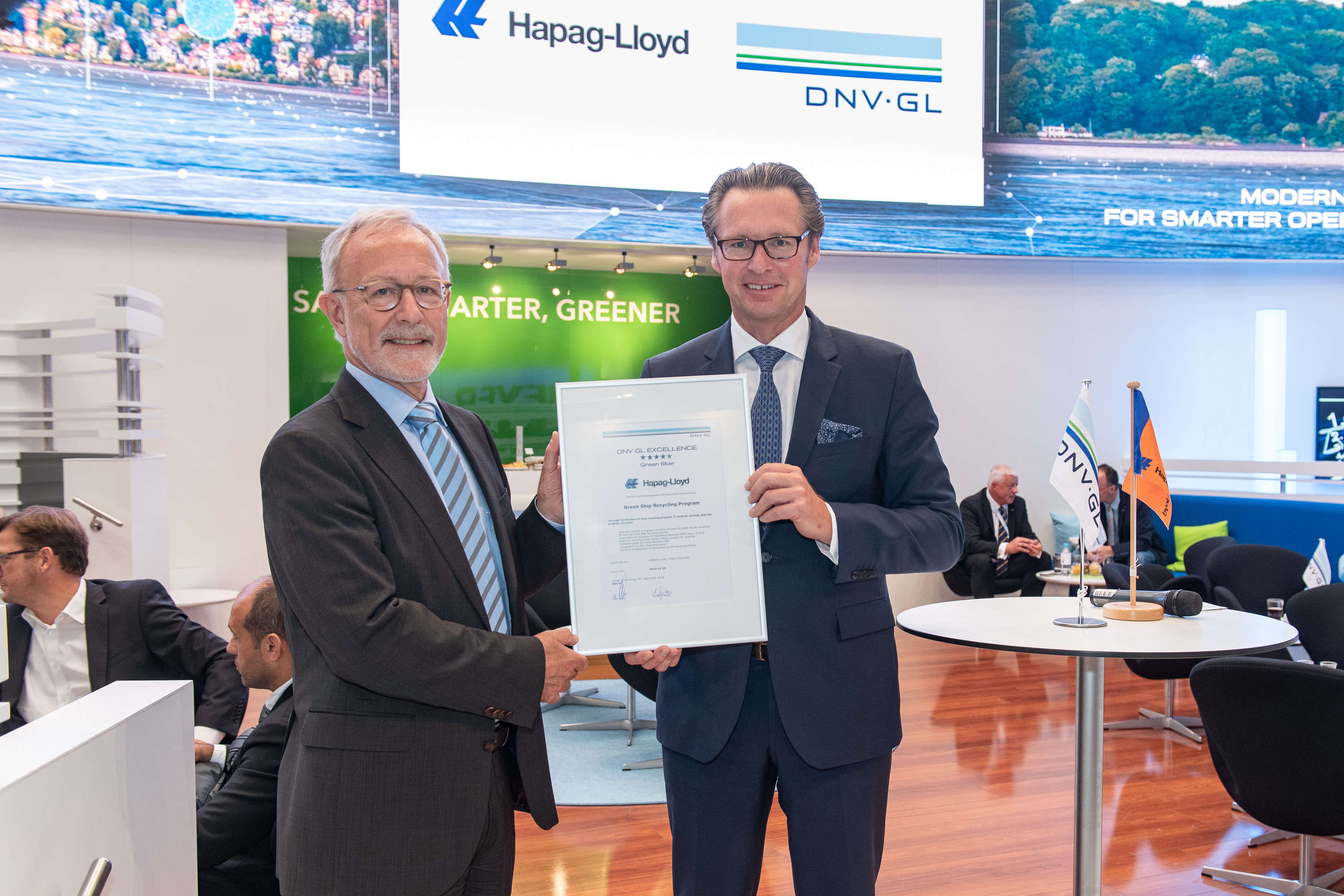 DNV GL awards certificate to Hapag.Lloyd for ship recycling pracices