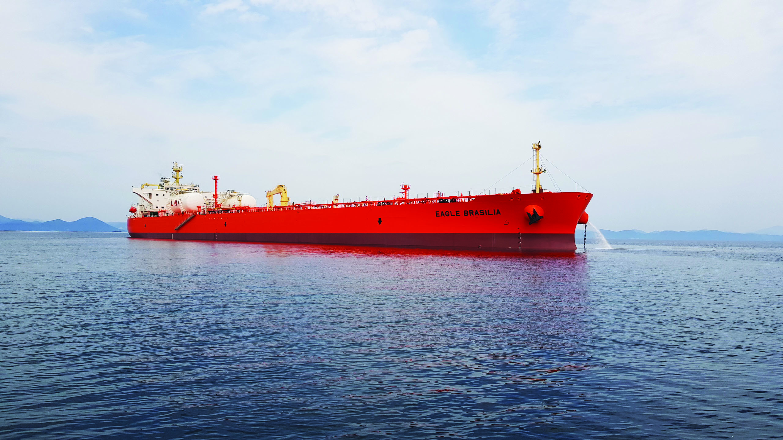 AET names its first LNG-fueled Aframaxes