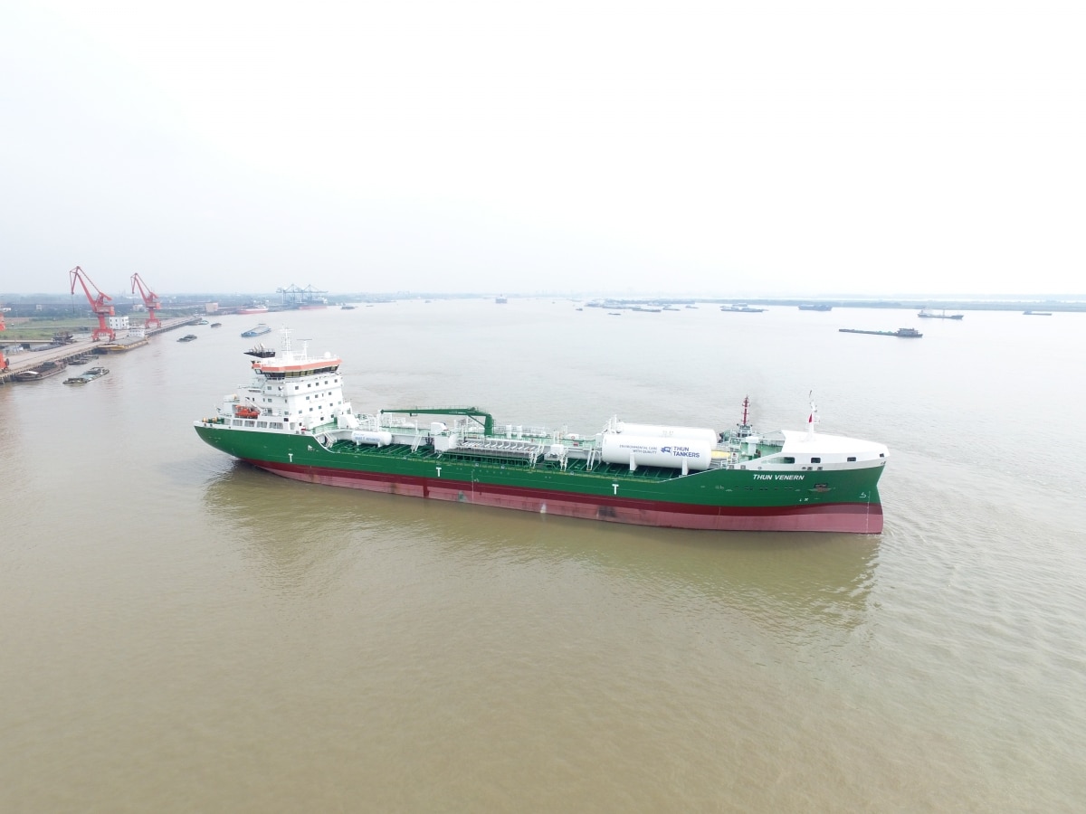 Gothia Tankers Alliance third LNG-fueled vessel delivered