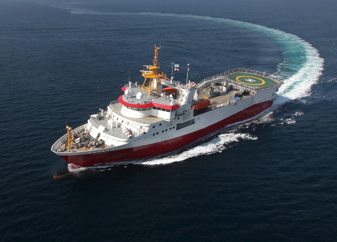 Polar Duchess seismic vessel / Photo Credit: GC Rieber Shipping