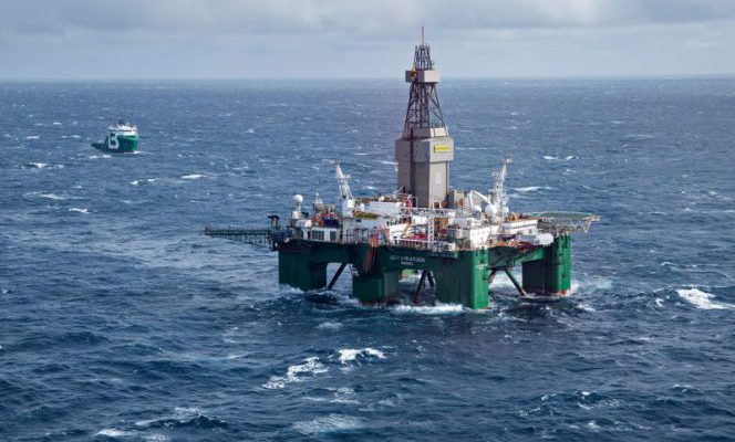 Ocean Rig's Leiv Eiriksson semi-sub / Image by Lundin Petroleum