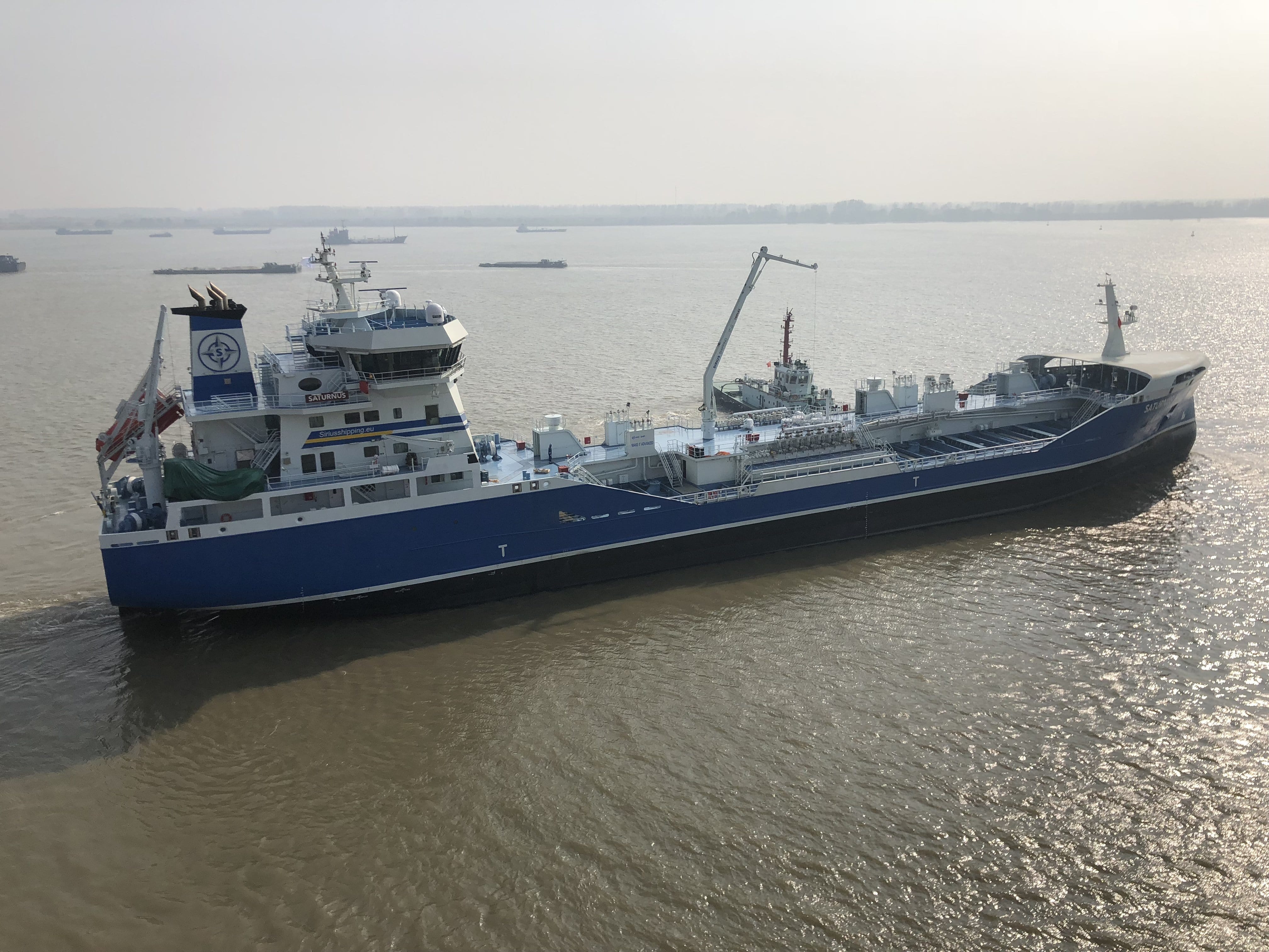 Sirius Shipping takes delivery of LNG-ready Saturnus