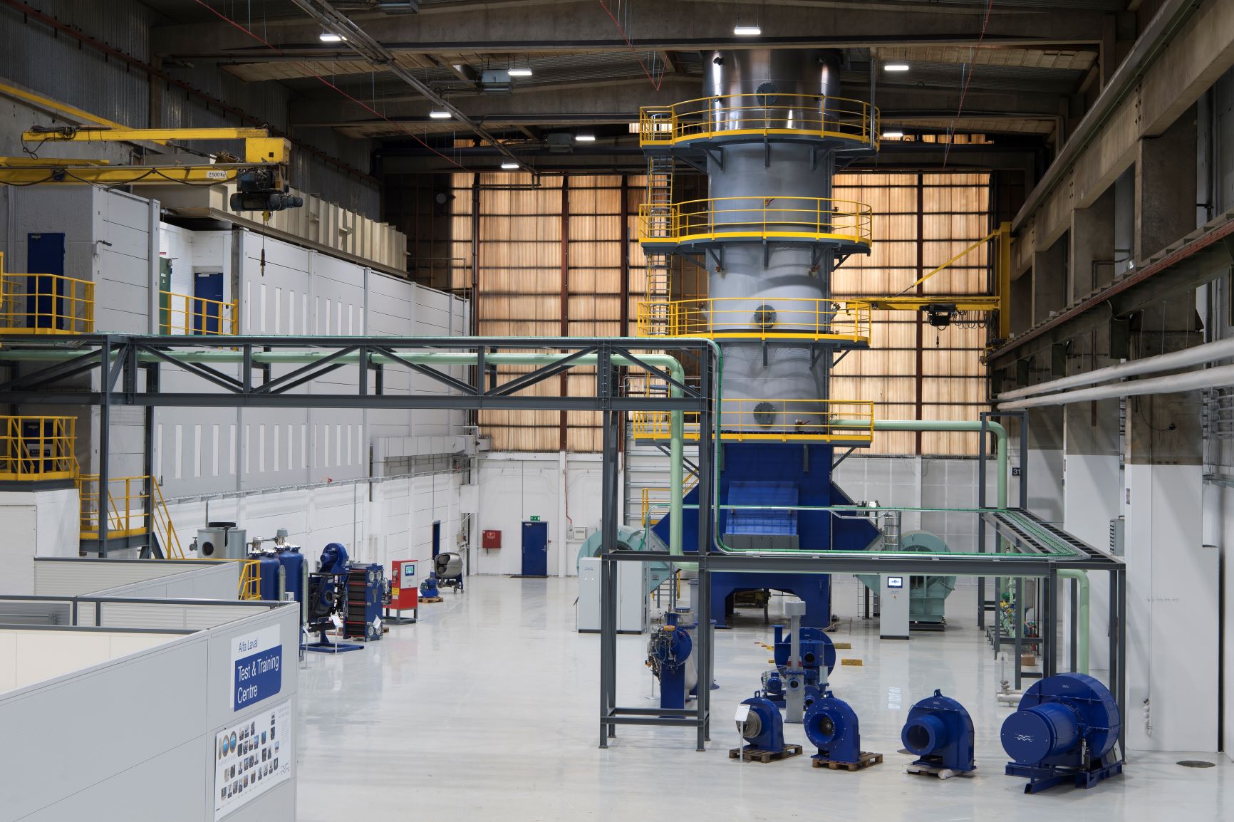 Alfa Laval Gas Combustion Unit in the Alfa Laval Test & Training Centre