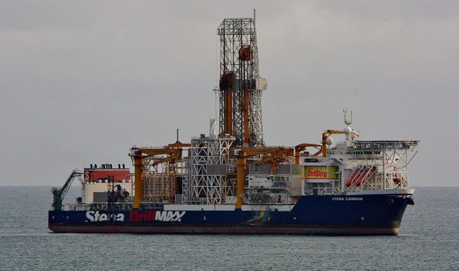 The Stena Carron drillship used by ExxonMobil in Guyana