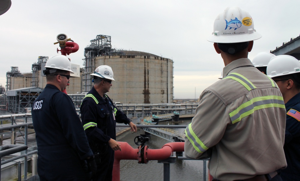 USCG inspects Cameron LNG before first cargo loading