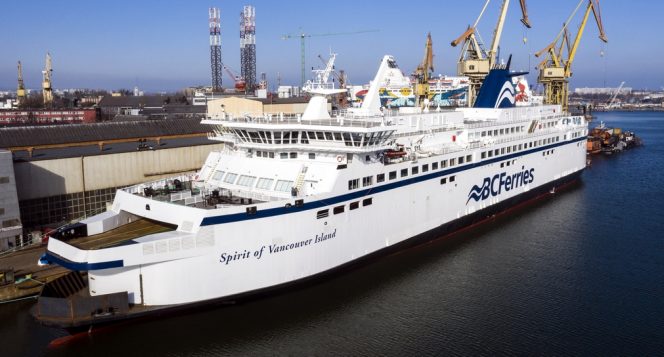 Remontowa converts BC Ferries' Spirit of Vancouver Island to LNG
