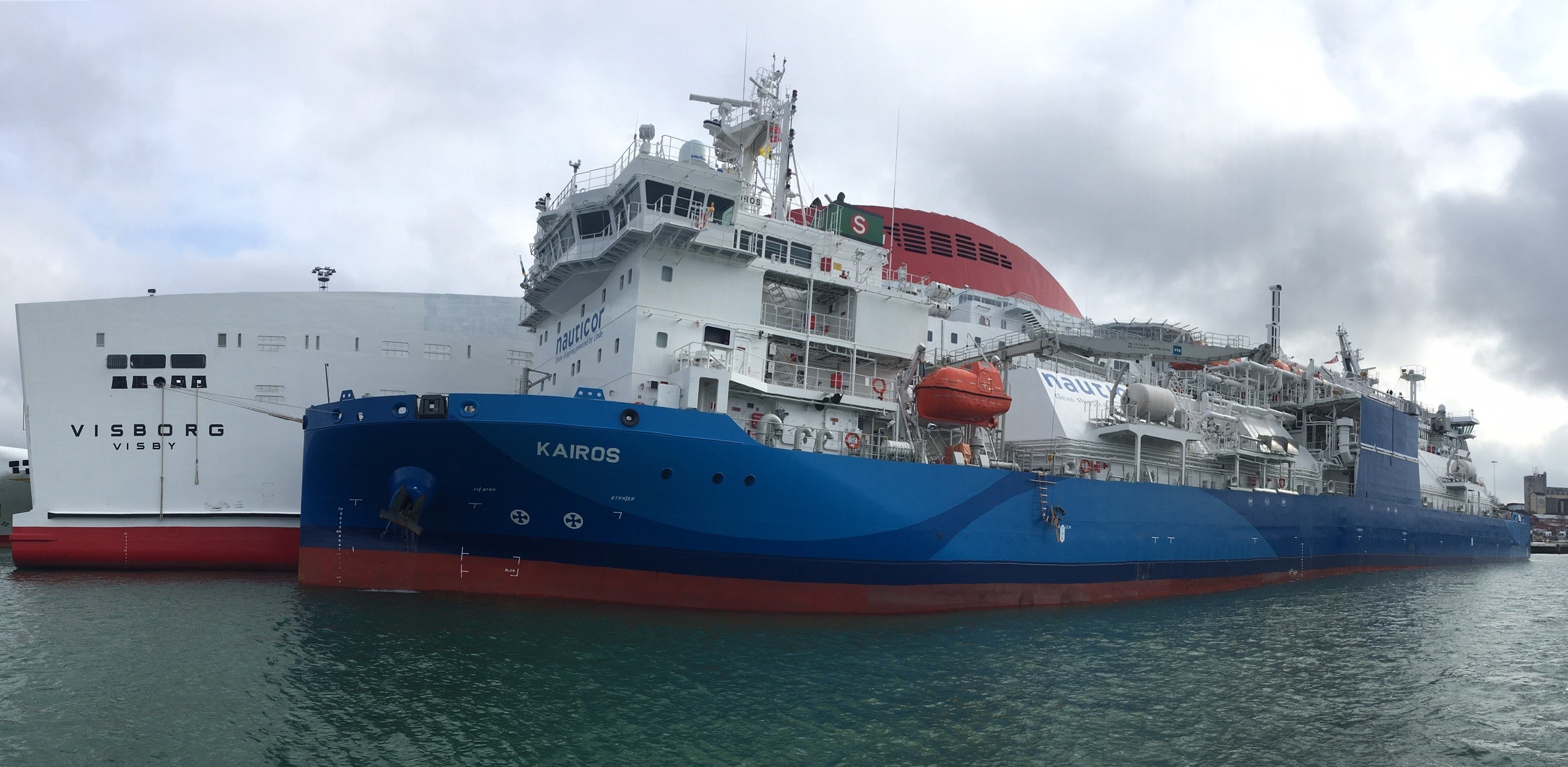 Kairos supplies LNG to Destination Gotland's ferry in Visby