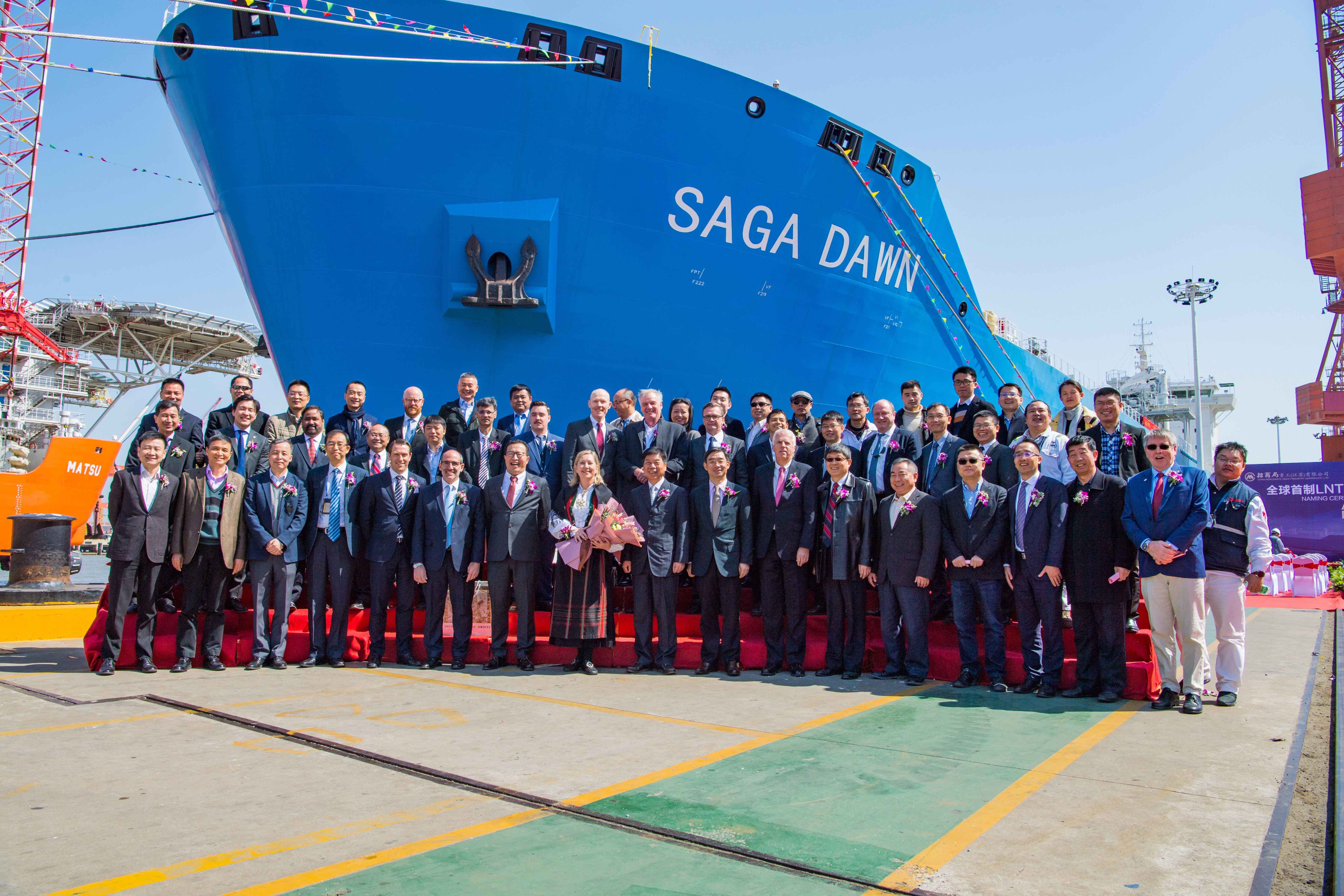 Saga LNG Shipping names its mid-size carrier