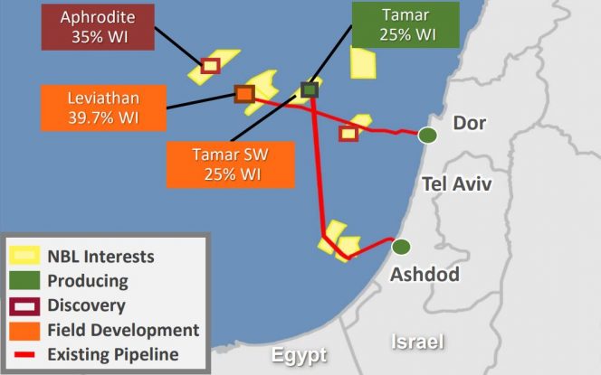 Map by Noble Energy