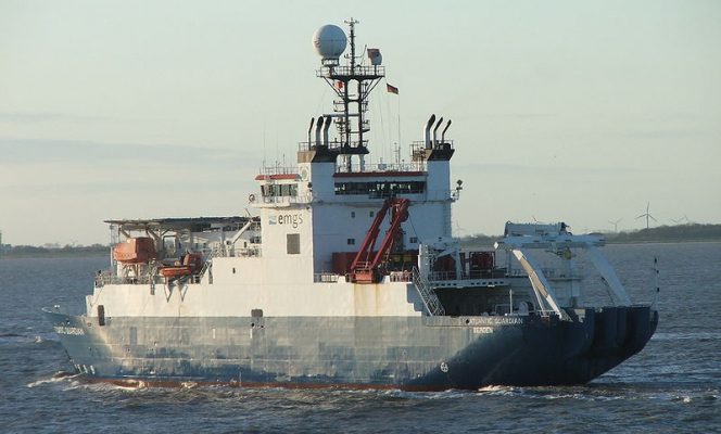 Atlantic Guardian; Image by SteKrueBe, shared from Wikimedia under the CC BY-SA 3.0 license