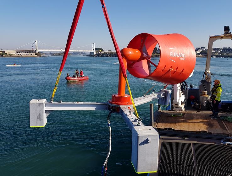 Guinard Energies Hooks Up Its Tidal Turbine to French Grid - Offshore ...