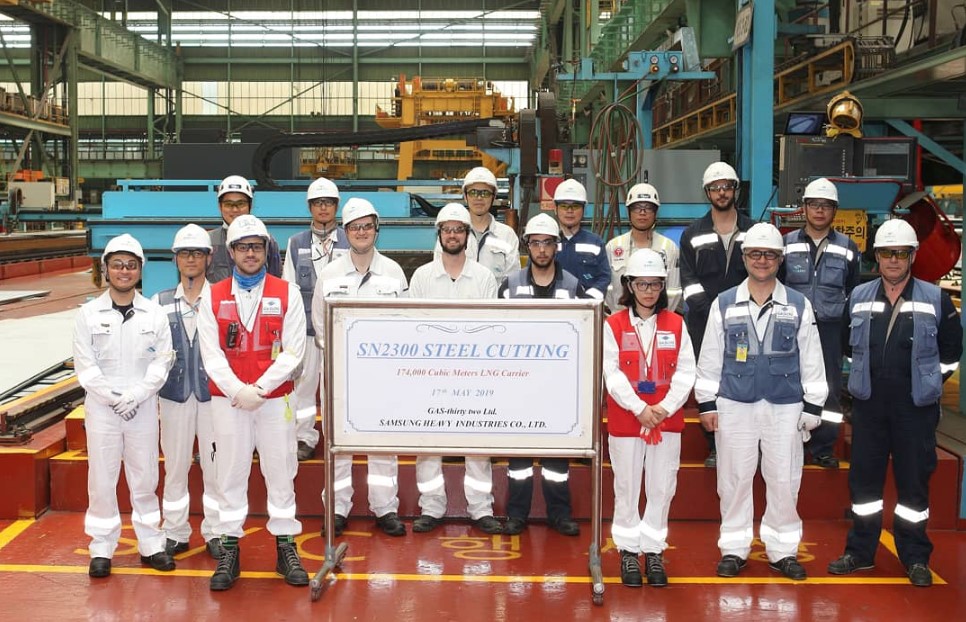 SHI Cuts Steel for GasLog's 174,000 cbm LNG Carrier - Offshore Energy