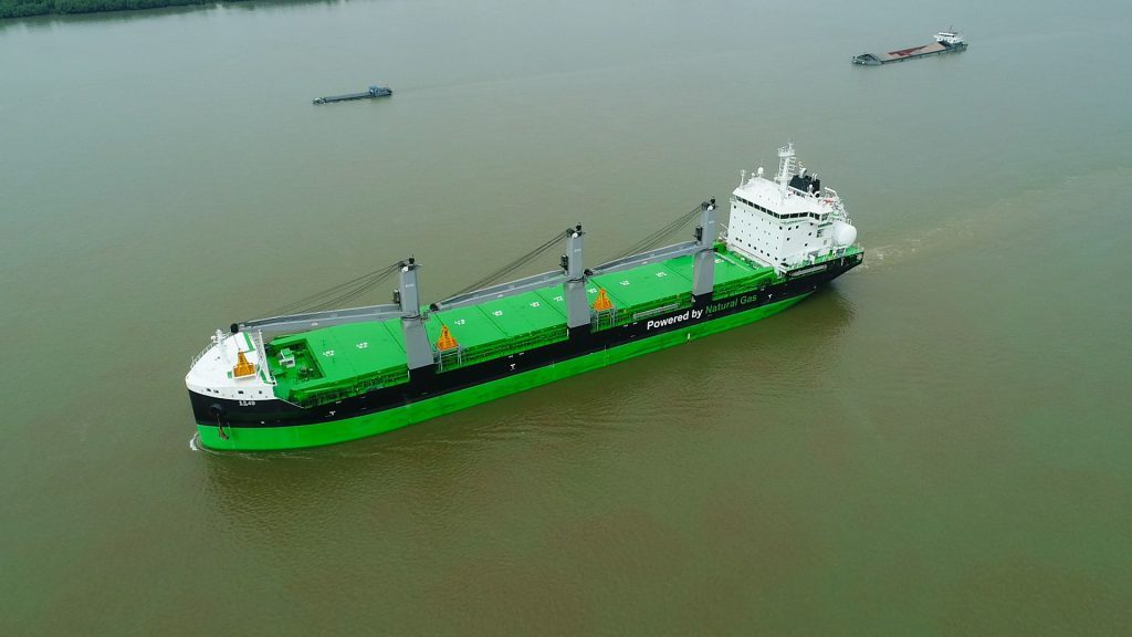 ESL Shipping's new LNG-fueled bulker