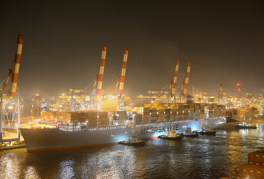 Maersk Hamburg at Haifa Port
