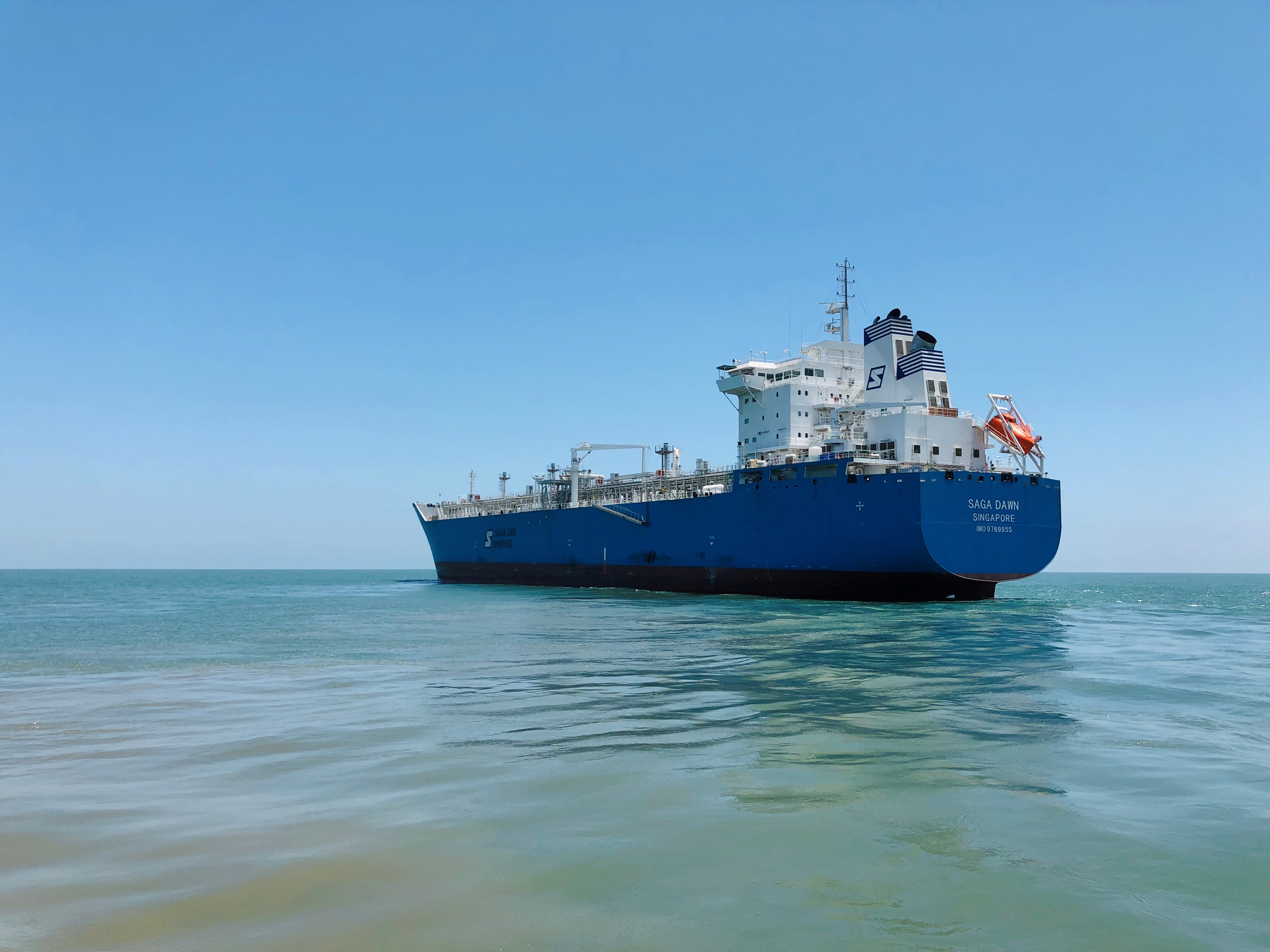 Saga LNG Shipping's mid-size carrier completes gas trials