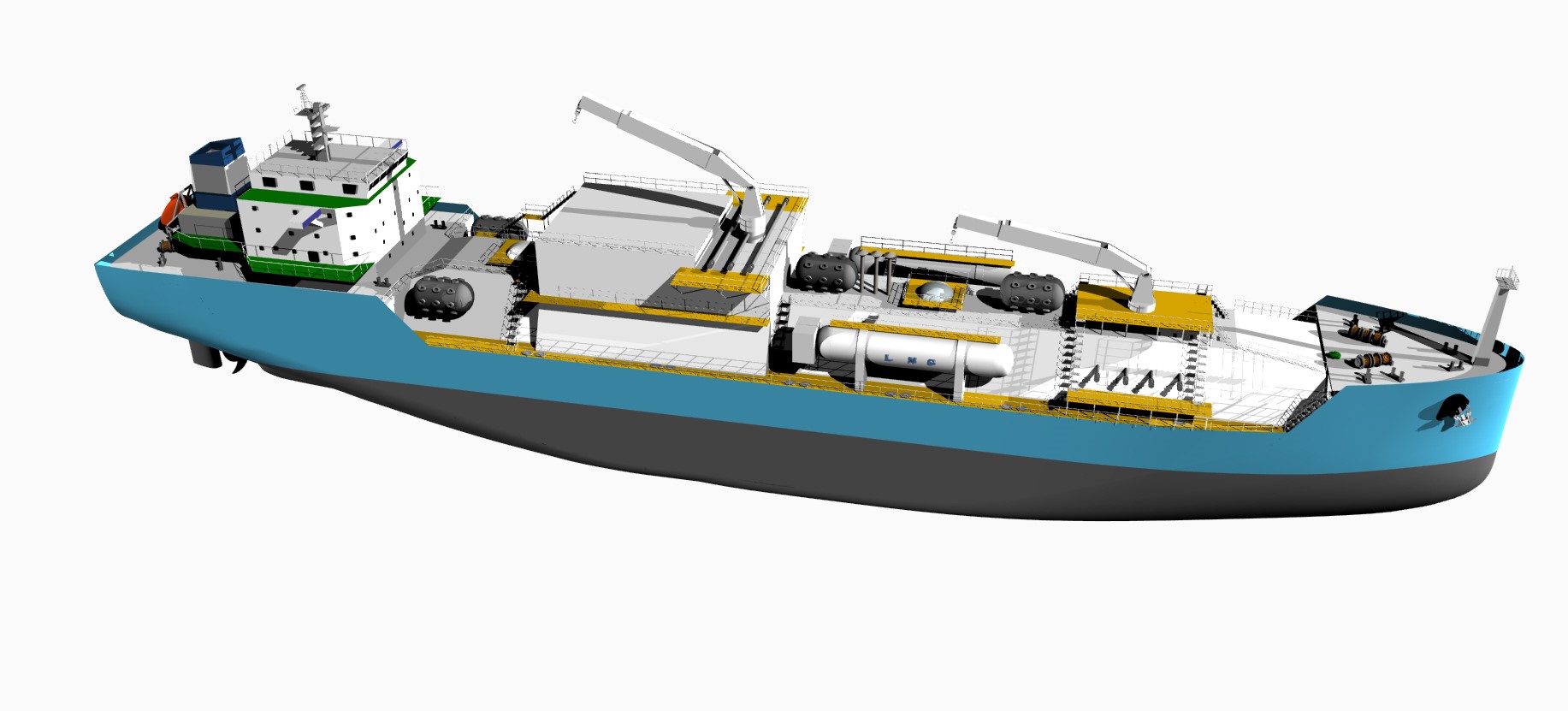 Wärtsilä tech ordered for China's first seagoing LNG bunker vessel