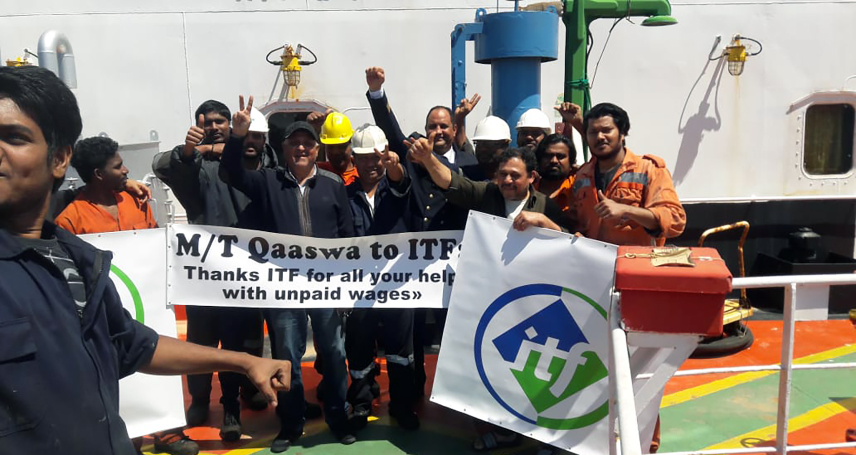 Crew from tanker Qaaswa repatriated