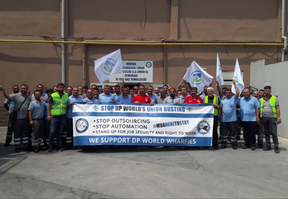 Workers express support