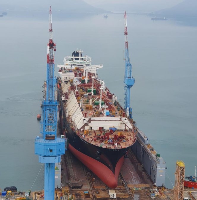 Flex LNG newbuild launched in South Korea