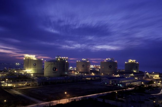 South Korean LNG imports slipped in September