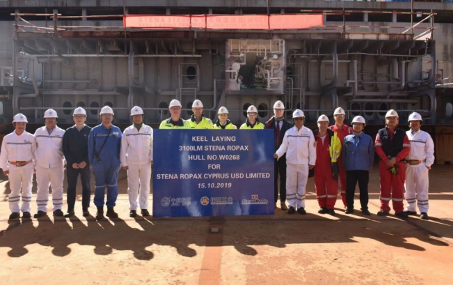 Keel Laid for New English Channel RoPax - Offshore Energy