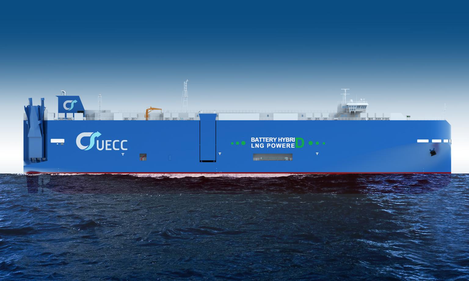UECC orders third battery hybrid LNG car carrier