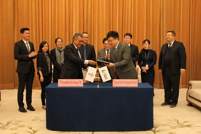 Indonesia's PGN inks LNG supply deal with China's Sinopec