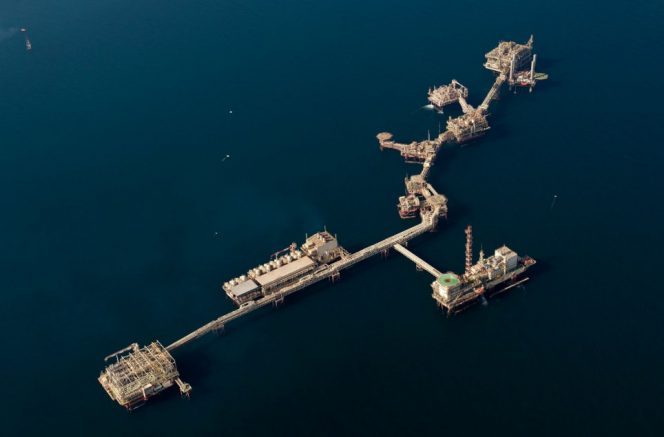 Illustration: An ADNOC offshore platform complex offshore Abu Dhabi / Image source: ADNOC