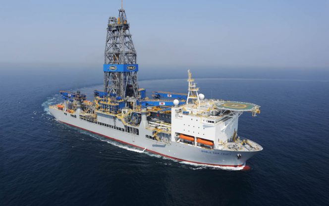 Noble Sam Croft drillship; Source: Noble Corporation