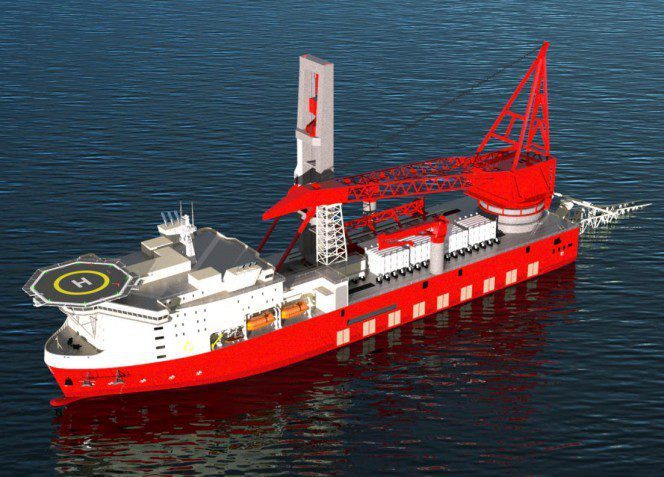 Illustration only: Artist's impression of the ZPMC vessel / Image source: Petrofac