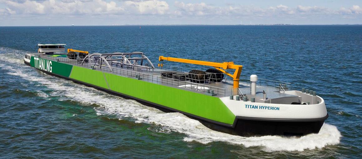 Titan LNG sets sights on third LNG bunker barge