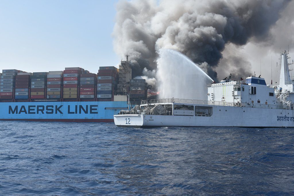 containership fire