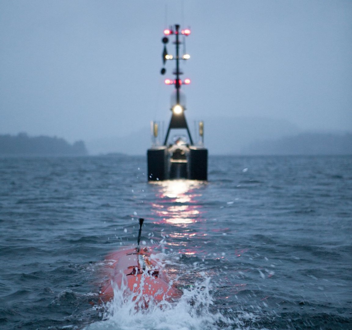 USV which can deploy remotely operated vehicles (ROVs) and autonomous underwater vehicles (AUVs)