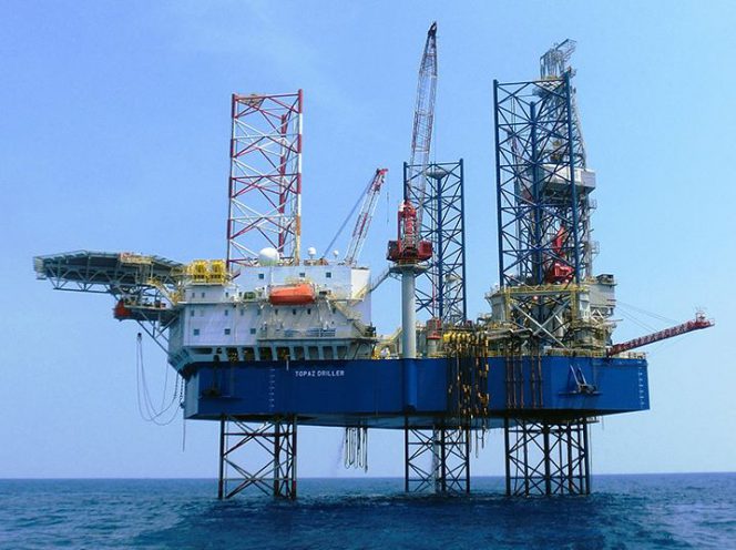 Vaalco is using the Topaz Driller jack-up for Gabon operations; Image source: Vantage