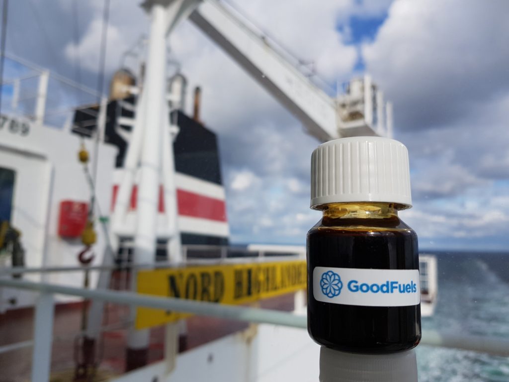 GoodFuels developed the sustainable biofuel as a drop-in fuel.