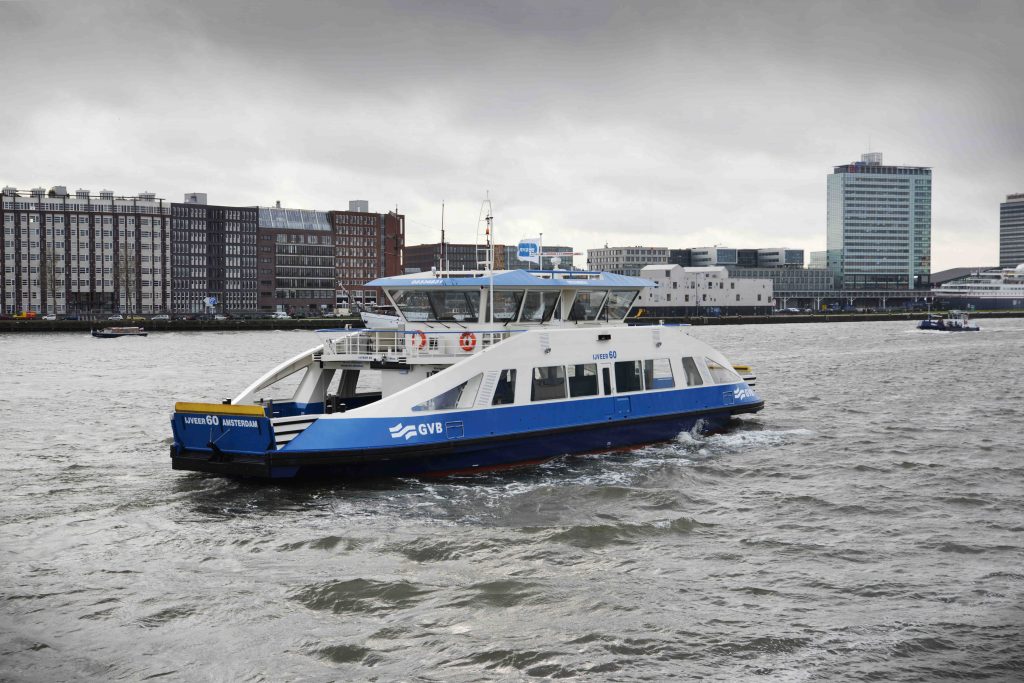 A IJveer ferry for the City of Amsterdam by Holland Shipyards Group.