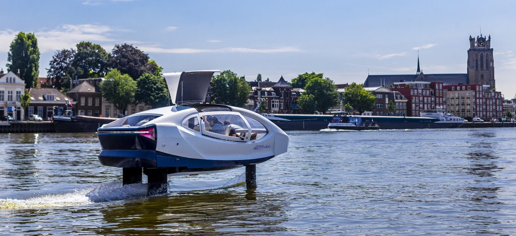 A demonstration of the Bubble Taxi.