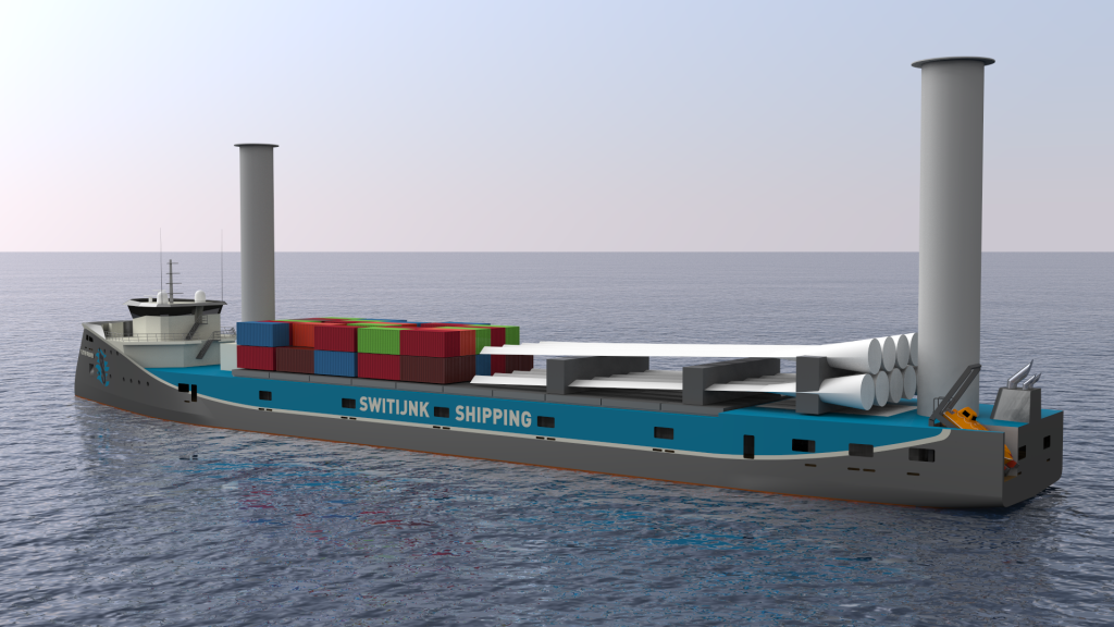 Flettner ship FF8500 by C-Job Naval Architects