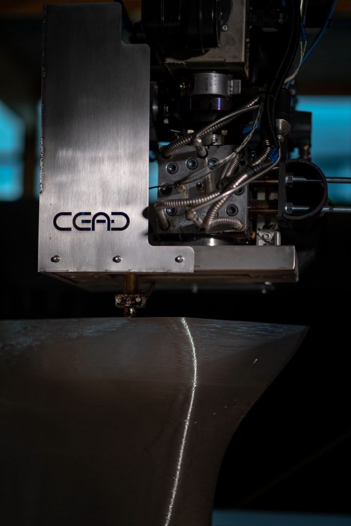 The CFAM 3D printer can print objects the size of a Volkwagen Polo.