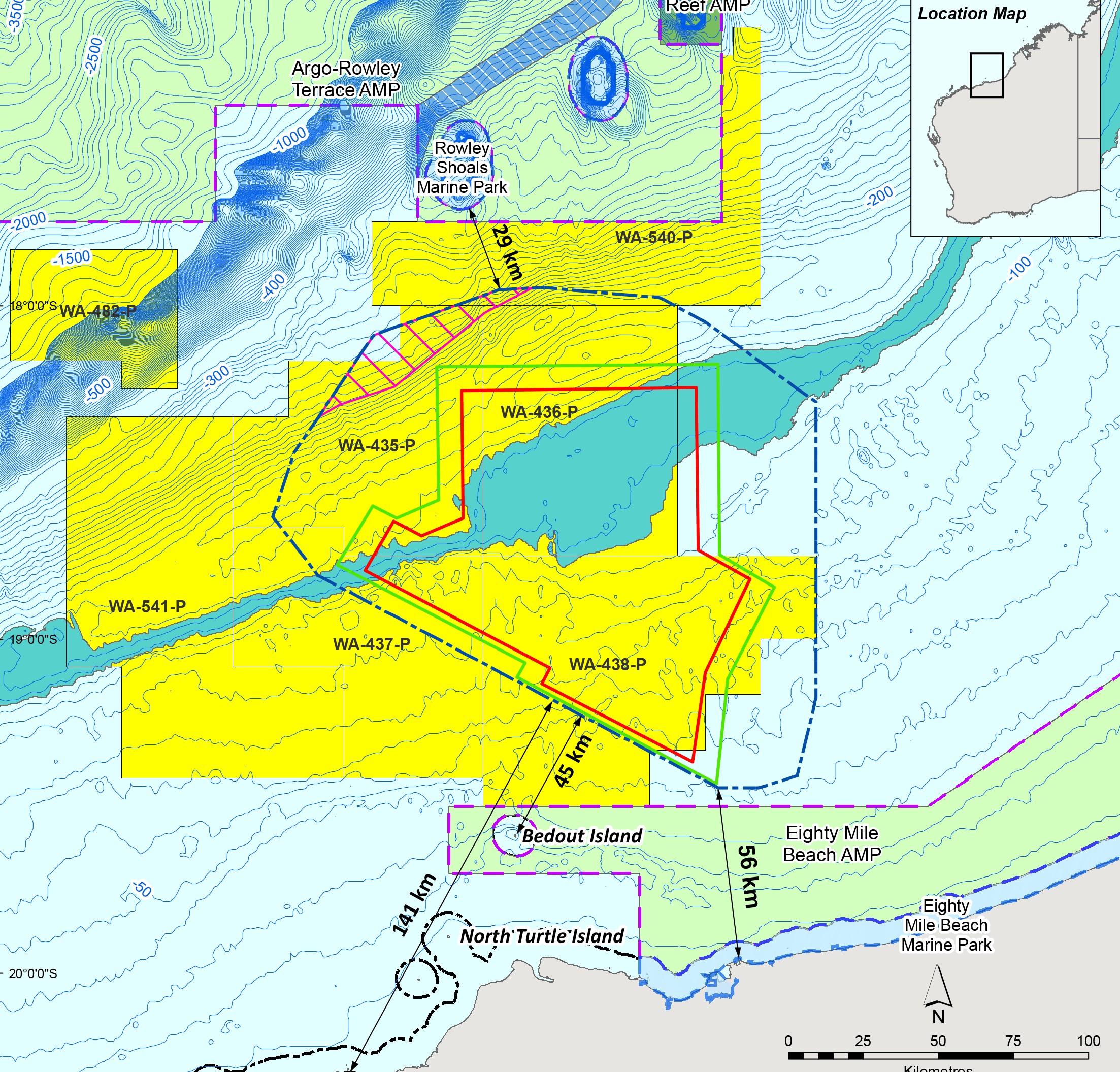 Keraudren Extension map