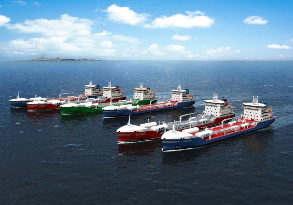 Gothia Tanker Alliance LNG-fuelled tankers