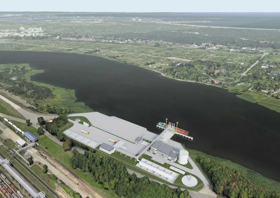 Small-scale LNG terminal in Gdansk