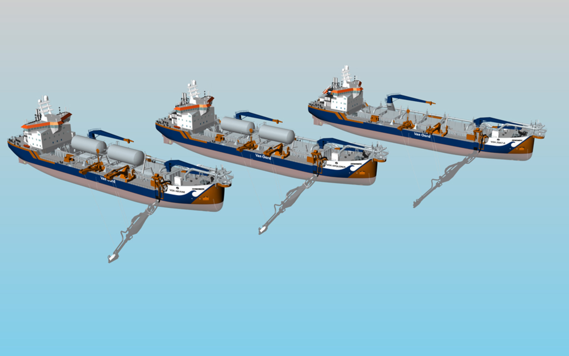 Van Oord LNG-powered dredgers